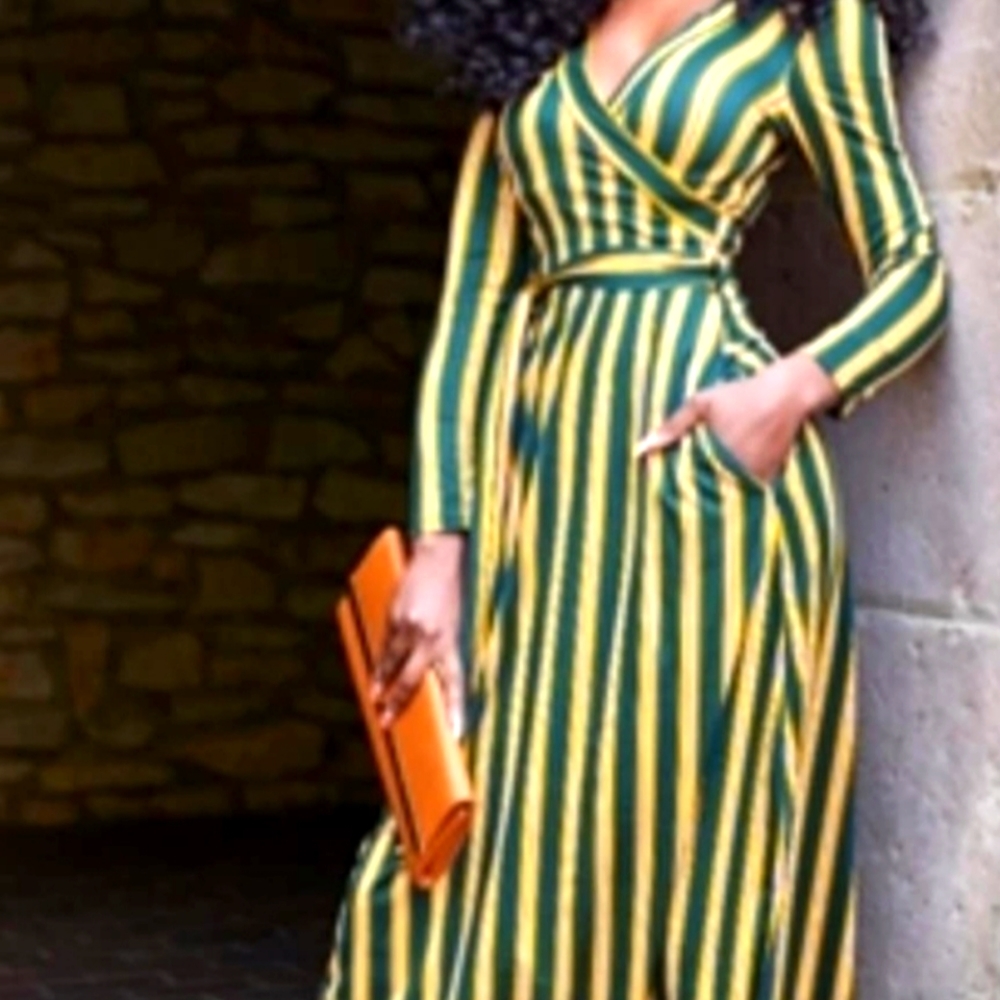Striped Maxi